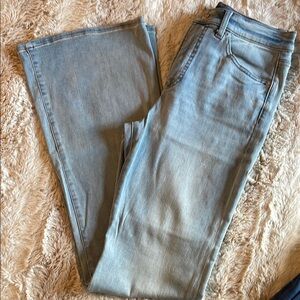 Express Light Blue Flare Jeans